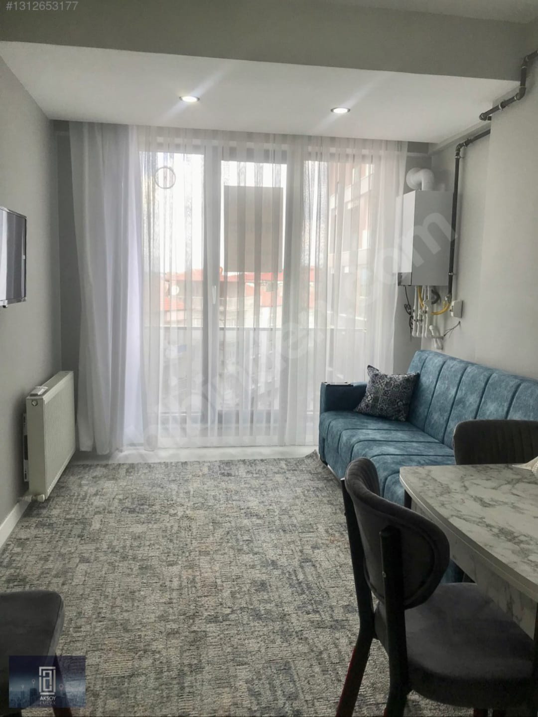 Burdur Merkez Kışla Caddesi üzerinde kiralık lüks eşyalı 1+1 asansörlü daire